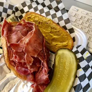 Hot Corned Beef Sandwich