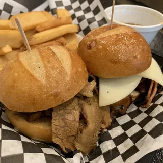 1LB-HOT BRISKET W/AUJUS