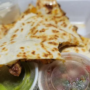 It's baked perfectly and warm.