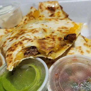 Steak Quesadilla just so yummy!