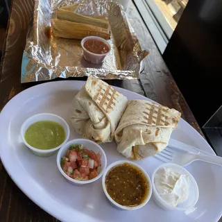 Al Pastor Pork Burrito