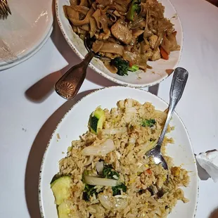 Pad see ew  and fried rice amazing