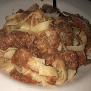 Fettucini Bolognese 3 Meat Sauce