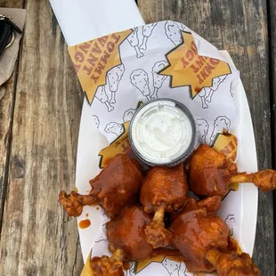 Chicken wings with OG sauce