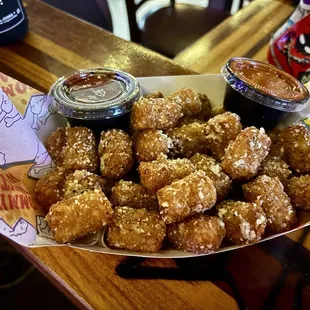 Garlic Parmesan tots!