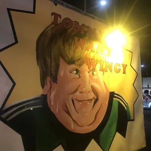 The painting on the Food Truck.
