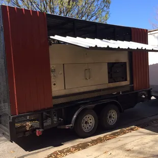 New out door catering smoker