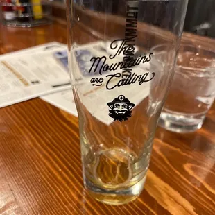 Finished Butthead Bock beer. So good that I forgot to take a picture earlier