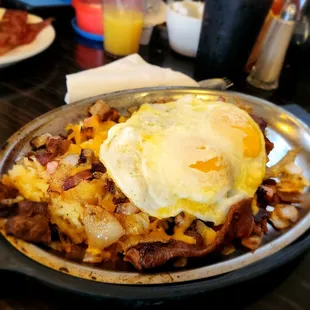 Meat lovers skillet.