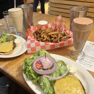 burgers, food