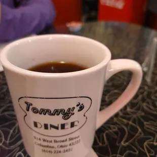 Pretty damn good black coffee