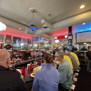 Diners to the left of me
