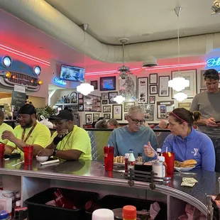 Diners to the right of me