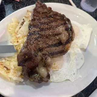 #1 Ribeye Steak & Eggs