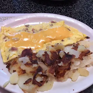 Bacon & Cheese Omelet