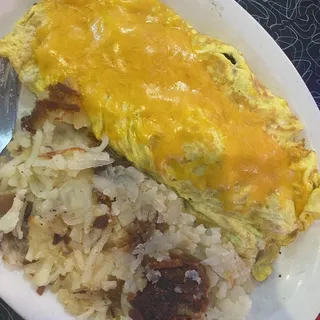 Chicken Fajita Omelet