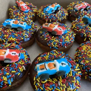 Delicious birthday donuts!