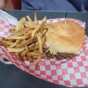 Everything Cheeseburger  and fries. So good!
