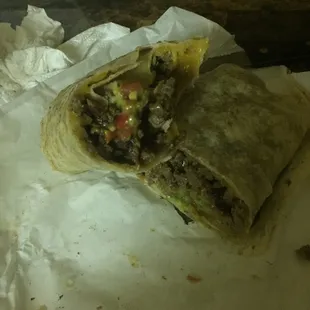 Carne Asada Burrito