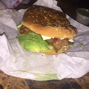 Bacon Avocado Cheeseburger