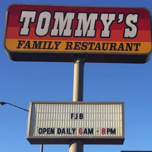 Business sign