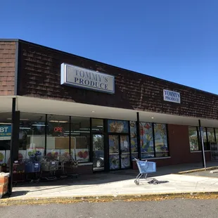 the front of the store