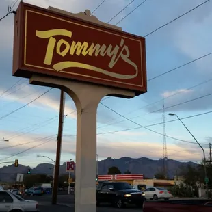 a sign for tommy&apos;s
