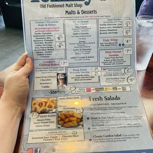 Menu - Front