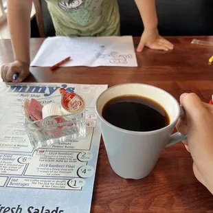 I like this cup of coffee