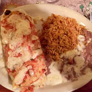 One Chili Colorado Burrito (pork)