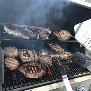 Awesome meats. Steaks and chicken