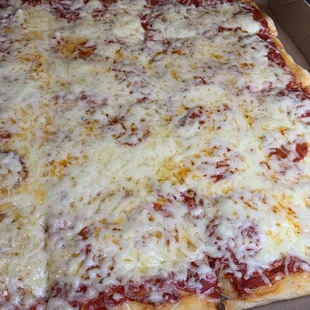 Full tray with extra cheese