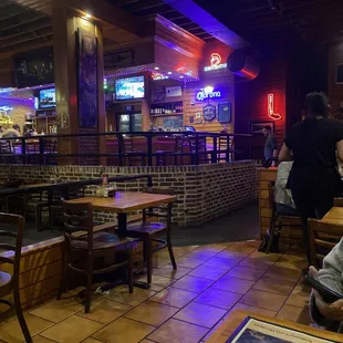 the inside of a restaurant