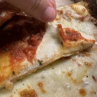 Raw pizza dough