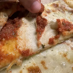 Raw pizza dough