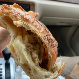 Turkey and cheese lunch croissant