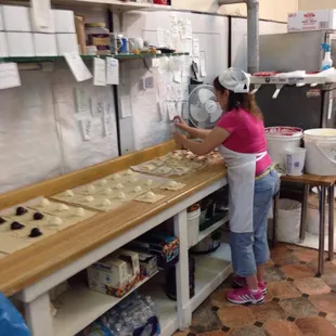 Make the baked goods right in front of you!