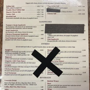 Menu back July 2022