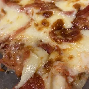 Pepperoni with extra cheese