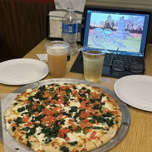 Greek pizza