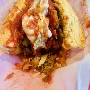 Italian steak sub