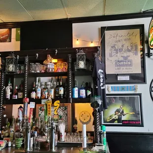 a bar with a lot of liquor