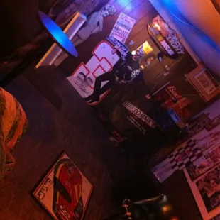 Where the karaoke/live music magic happens.