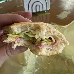 You can read braille through the amount of meat on the sandwich!!!!