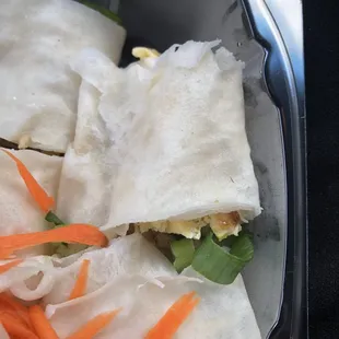 Spring roll?? Or flour tortillas?