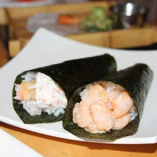 Spicy Scallop Hand Roll