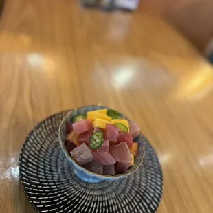 Sashimi platter...looks tragic