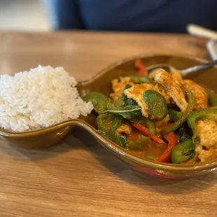 Lunch special: Panang chicken