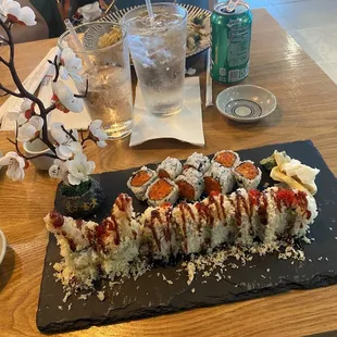 Spicy Tuna and Crunch Roll