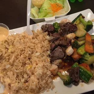 Steak n chicken hibachi
